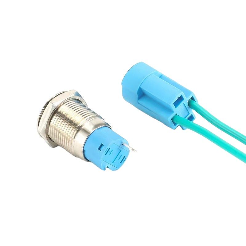 Primary Product Image: 12mm ABS waterproof push button switch with flat head design and 2-pin terminals Side Profile View: Side view showing high-head profile of 12mm waterproof momentary/self-locking switch Terminal Close-up: 2-pin solder terminals on IP65 rated ABS push button switch Waterproof Demonstration: IP65 waterproof testing of 12mm ABS push button switch in wet environment Dual Operation Display: Visual comparison showing self-locking and momentary operation modes Panel Installation Example: 12mm flat head switch installed in industrial control panel application Multiple Unit Presentation: Collection of ABS waterproof push button switches in various colors Application Context: 12mm 10A push button switch used in power start control system