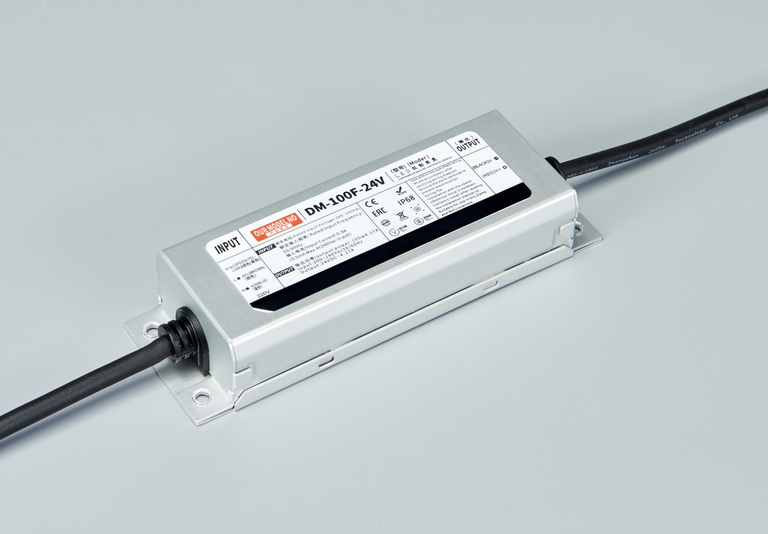 LPV-100W 100W waterproof power supply outdoor grade IP67 rated LPV-100W irrigation power supply 100W Technical Detail Images Waterproof seals and connectors LPV-100W 100W Compact design outdoor power supply 100W Application Scenario Images LPV-100W in agricultural irrigation control system Outdoor industrial installation of waterproof power supply