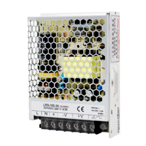 LRS-100W 100W enclosed switching power supply 12V 24V selectable industrial AC-DC power supply 100W metal case SMPS for LED lighting systems High-efficiency switching power supply for industrial equipment