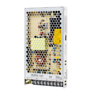 LRS-200W 200W enclosed switching power supply 12V 24V selectable high-power industrial SMPS 200W metal case power supply for LED lighting systems High-efficiency switching power supply for industrial automation Industrial grade 200W AC-DC power supply unit