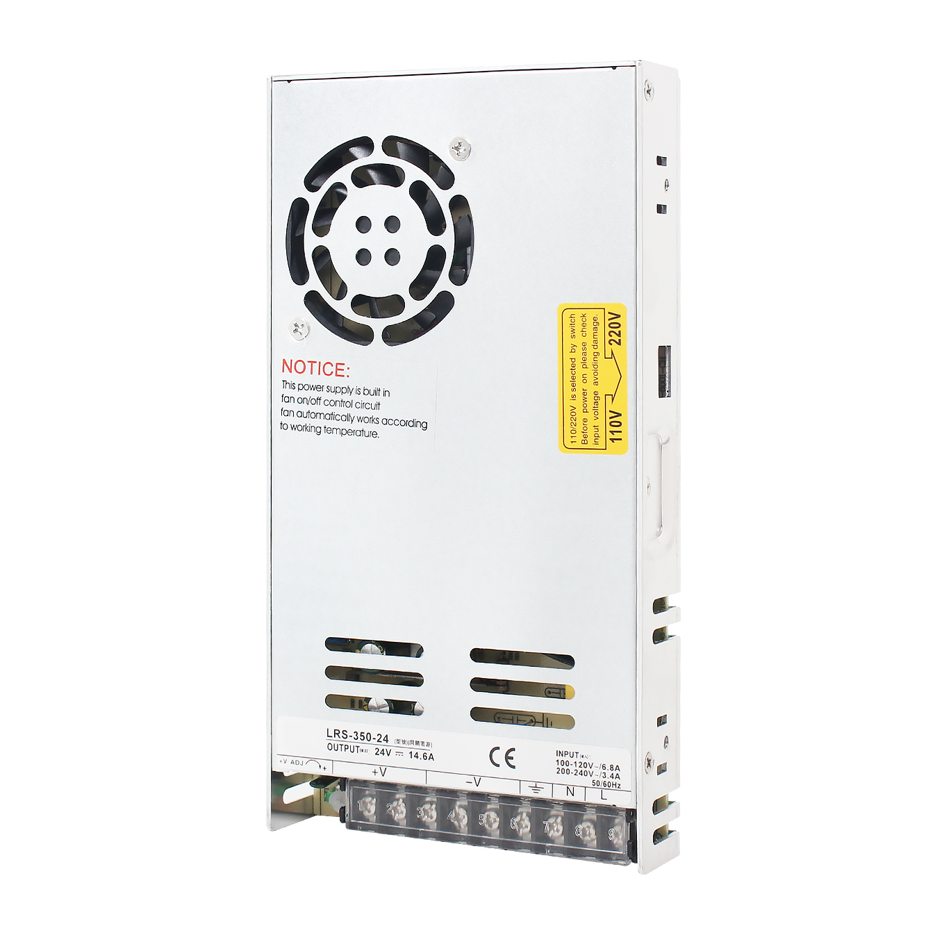 LRS-350W 350W enclosed switching power supply 12V 24V 36V 48V selectable industrial power unit 350W high-efficiency power supply for industrial use Professional grade switching power supply comparable to leading brands