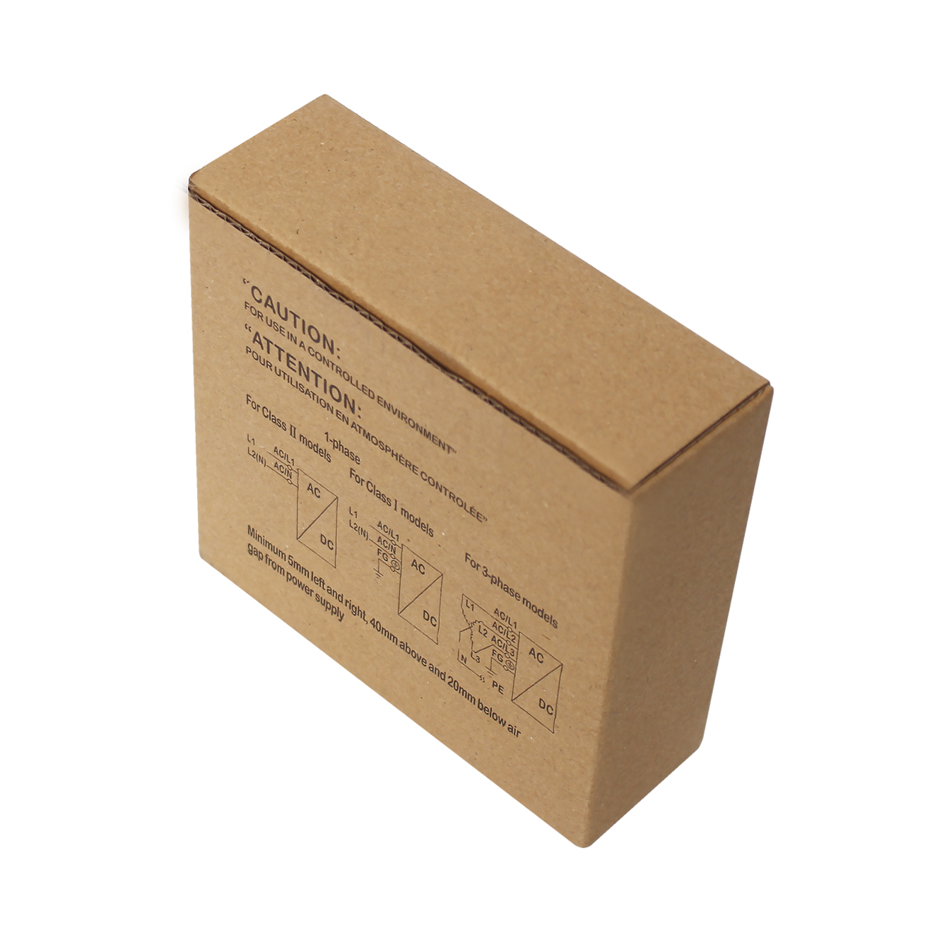 MDR-60W 60W compact DIN rail power supply Front view of MDR-60W industrial PSU Installation Images DIN rail mounting of MDR-60W power supply Compact size comparison MDR-60W PSU Application Images MDR-60W in control cabinet installation Industrial sensors with compact power supply