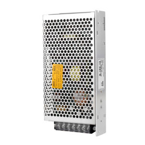 S-100W 100W enclosed switching power supply 12V 24V selectable industrial power supply unit 100W metal case SMPS for LED lighting systems High-efficiency switching power supply for industrial automation Industrial grade 100W AC-DC power supply