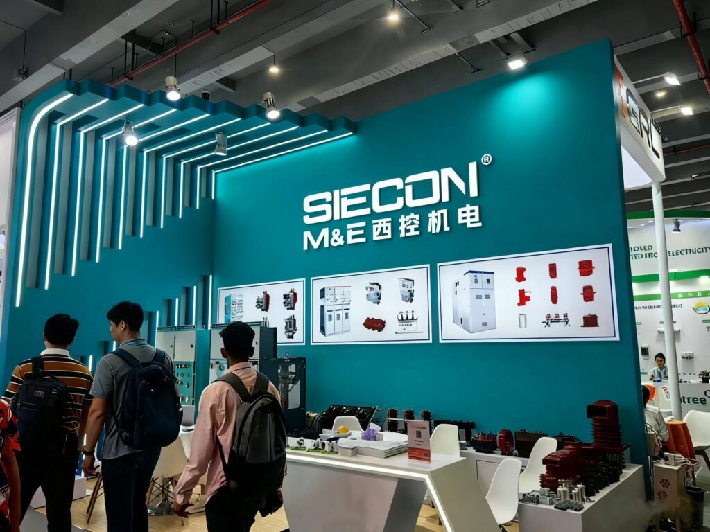 switching power supply high voltage low voltage company supplier exhibtion booth