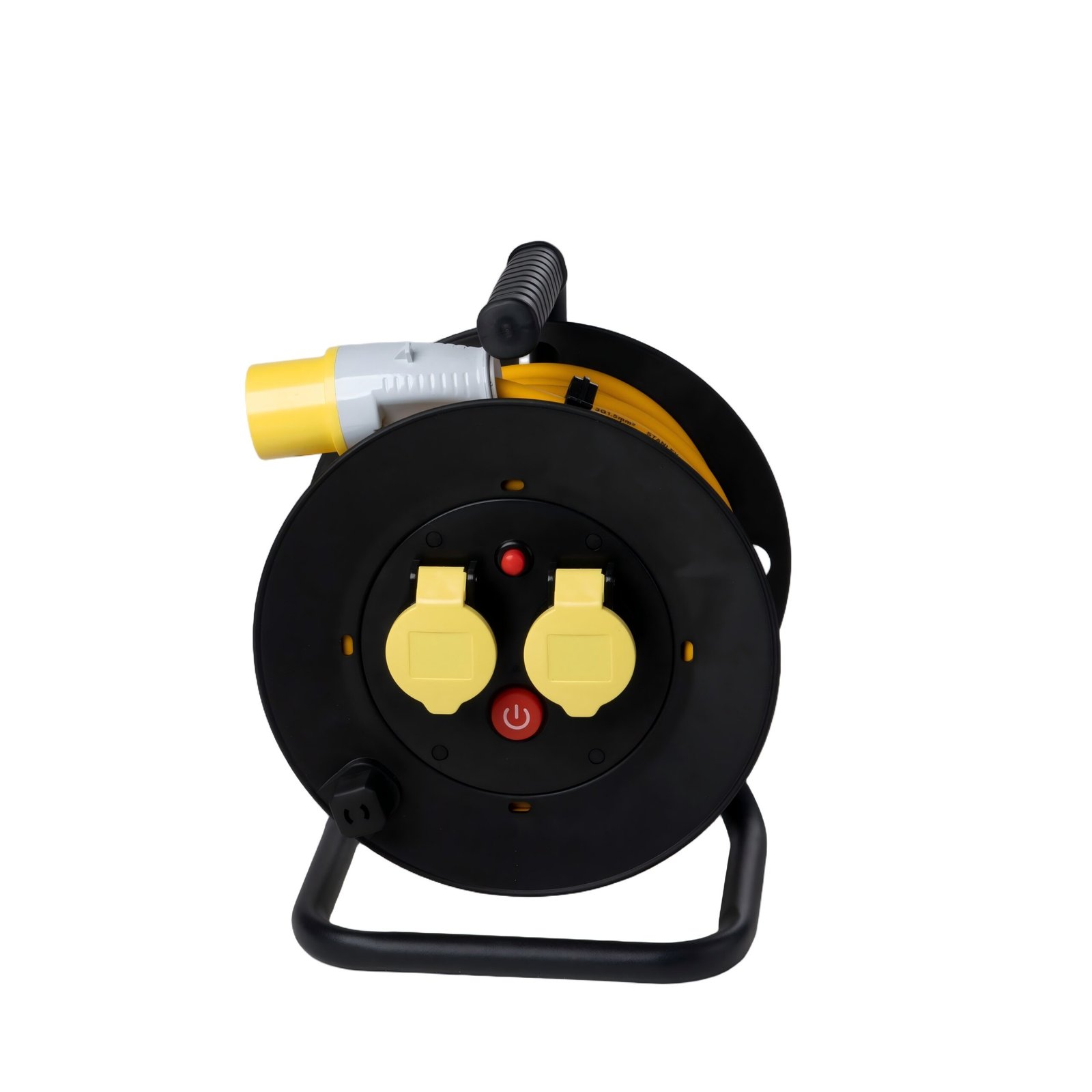 IP44 Waterproof Industrial Cable Reel | 110V CEE Plug with Switch | 3x1 ...