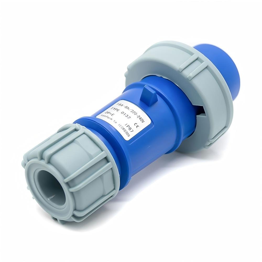 16A/3Pin Industrial Plug & Panel Socket Set 220-250V Single Phase - Image 5