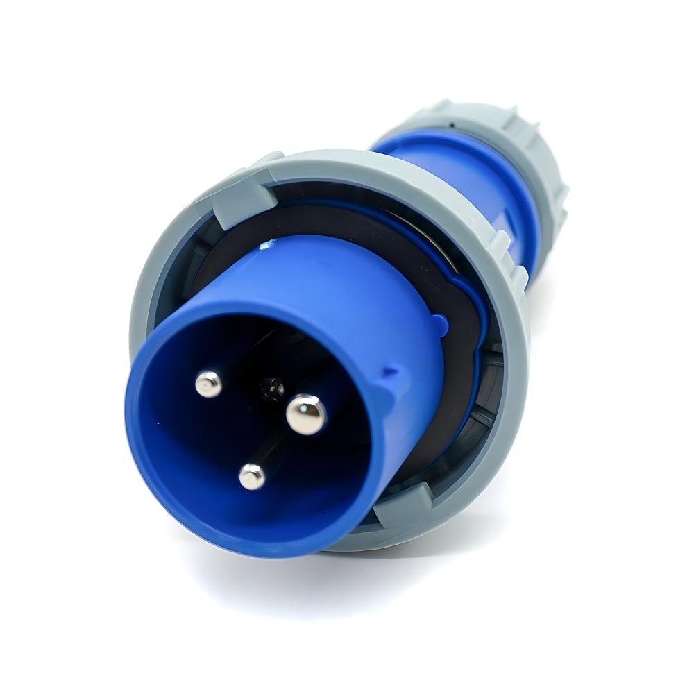 16A/3Pin Industrial Plug & Panel Socket Set 220-250V Single Phase - Image 6