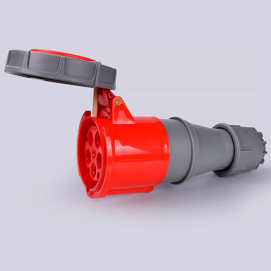 5Pin Industrial Plug Connection Female Ip67 Power Panel Concealed ...